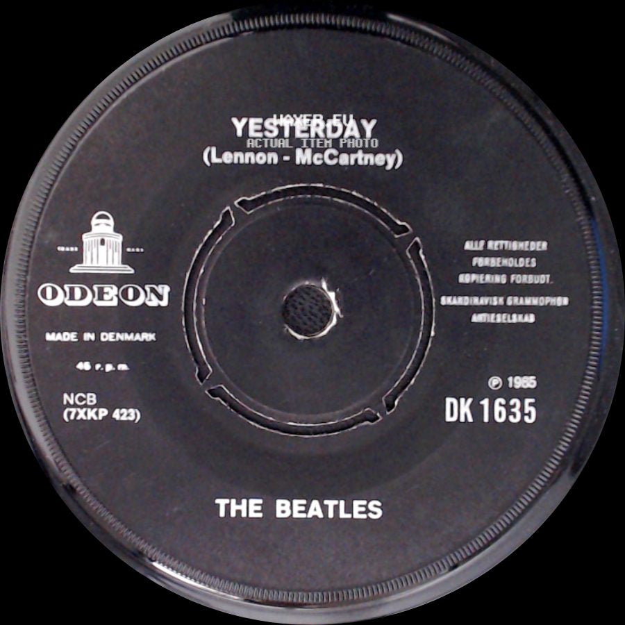 The Beatles - Act Naturally / Yesterday side B
