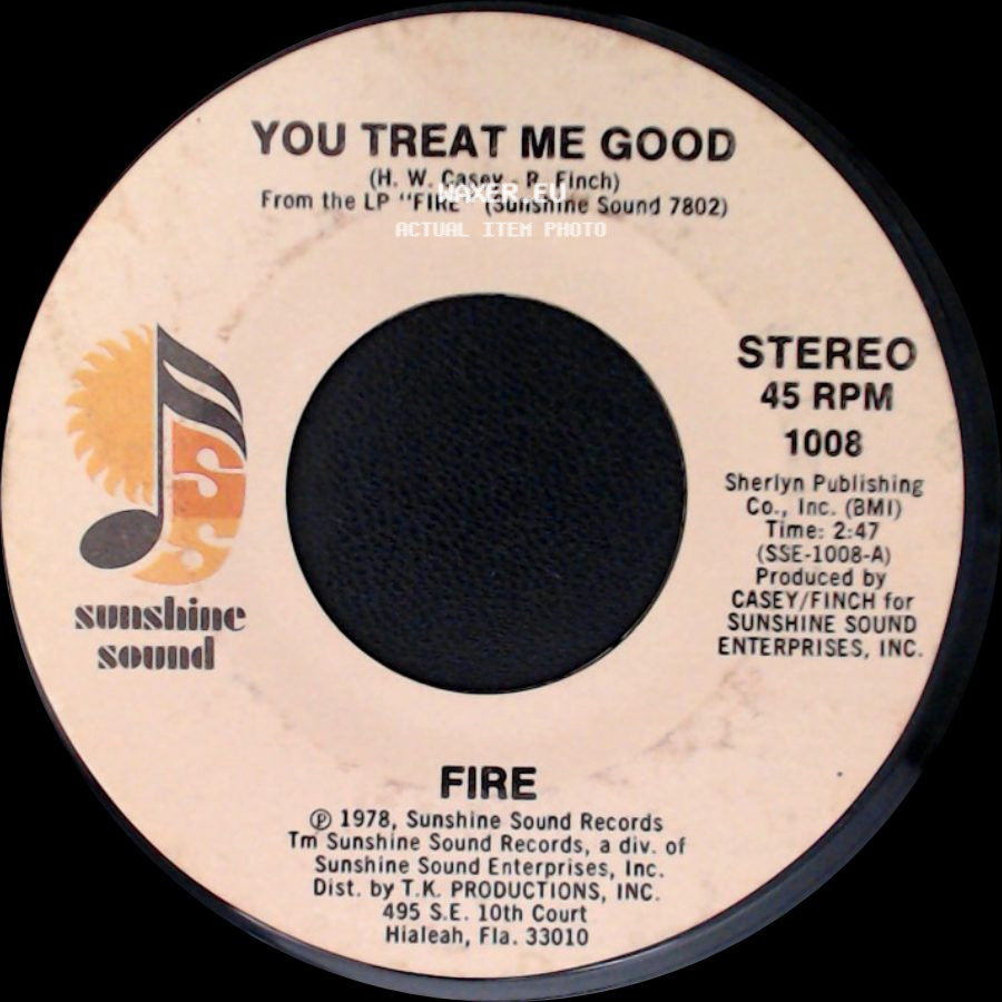 Unknown Artist - I Can't Leave You Alone / You Treat Me Good side B