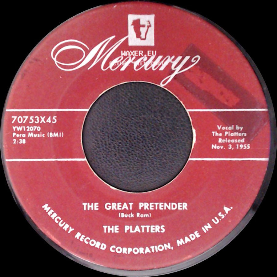 The Platters - I'm Just A Dancing Partner / The Great Pretender side B