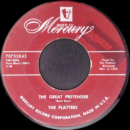 The Platters - I'm Just A Dancing Partner / The Great Pretender side B