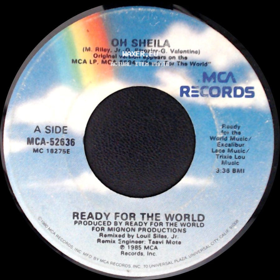 Ready For The World - Oh Sheila / I'm The One Who Loves You side A