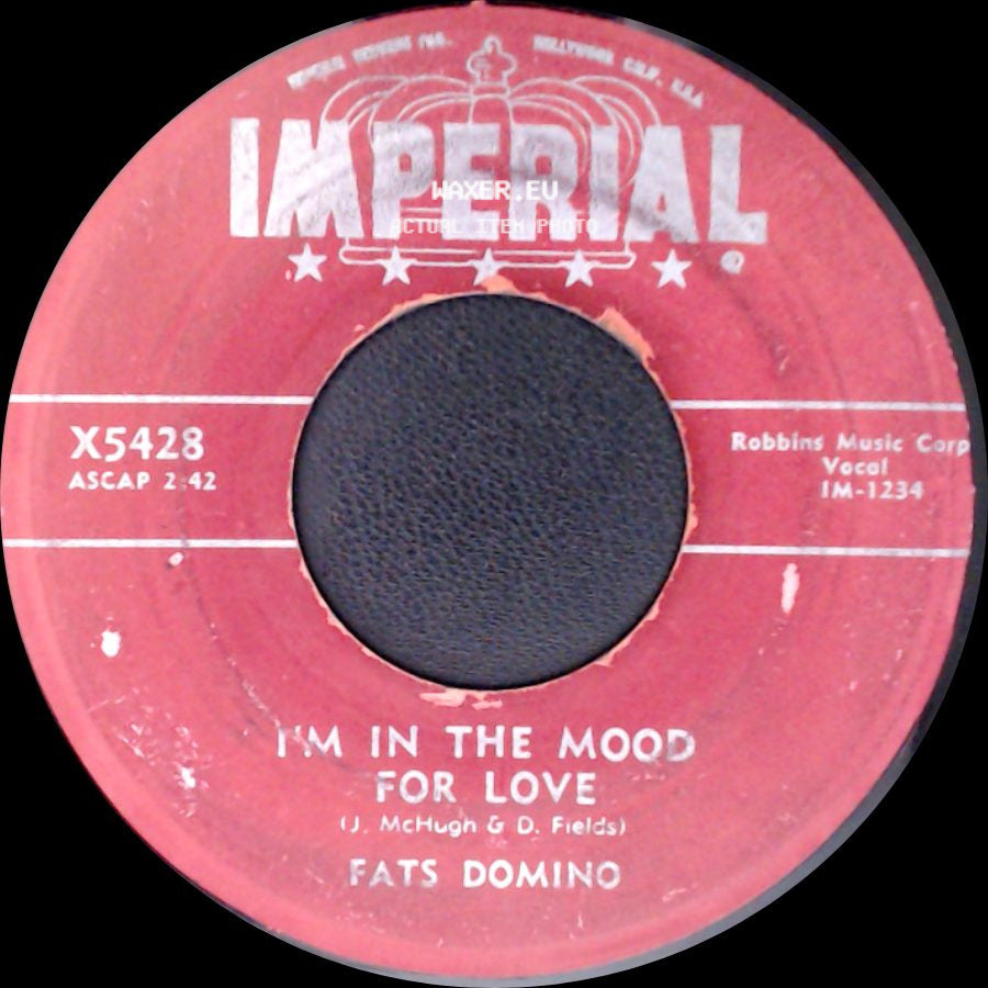 Fats Domino - I'm In The Mood For Love / Walkin' side A