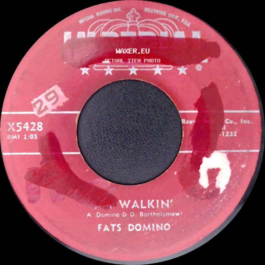 Fats Domino - I'm In The Mood For Love / Walkin' side B