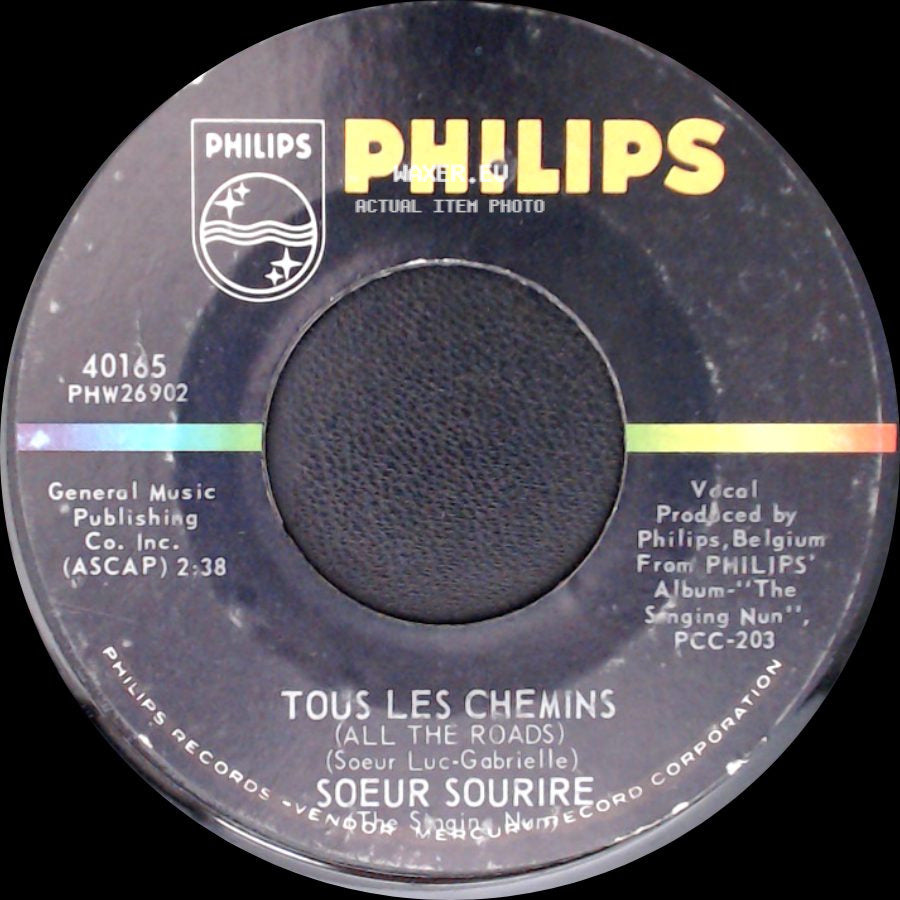 Soeur Sourire - Tous Les Chemins (All The Roads) / Frere "Tout L' Monde" side A