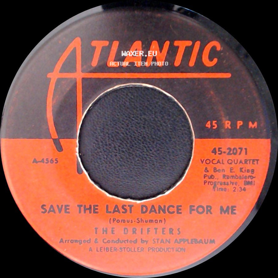 The Drifters - Nobody But Me / Save The Last Dance For Me side B