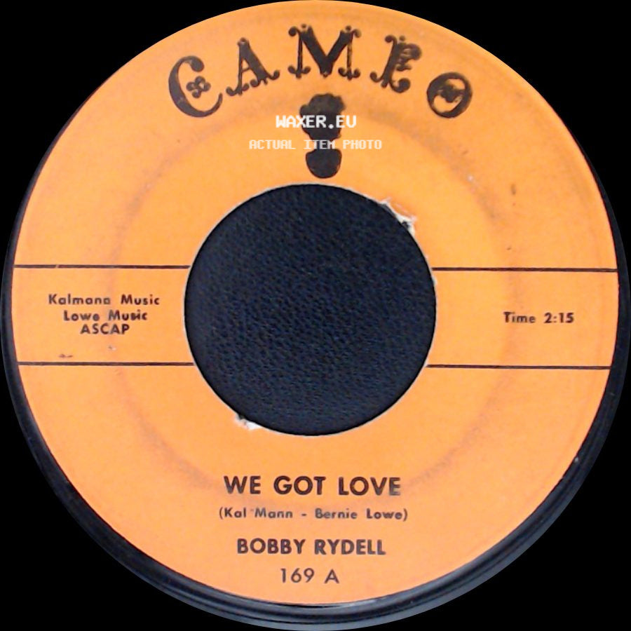 Bobby Rydell - I Dig Girls / We Got Love side B