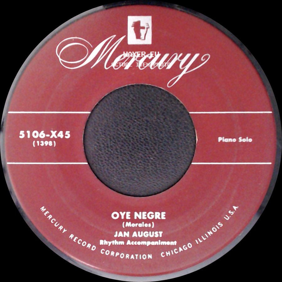 Jan August - Intermezzo / Oye Negre side B