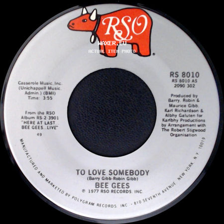 Bee Gees - To Love Somebody / How Can You Mend A Broken Heart side A
