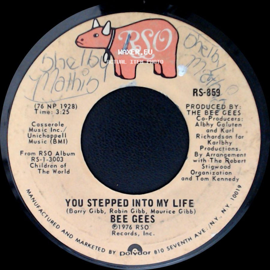 Bee Gees - You Stepped Into My Life / Love So Right side A