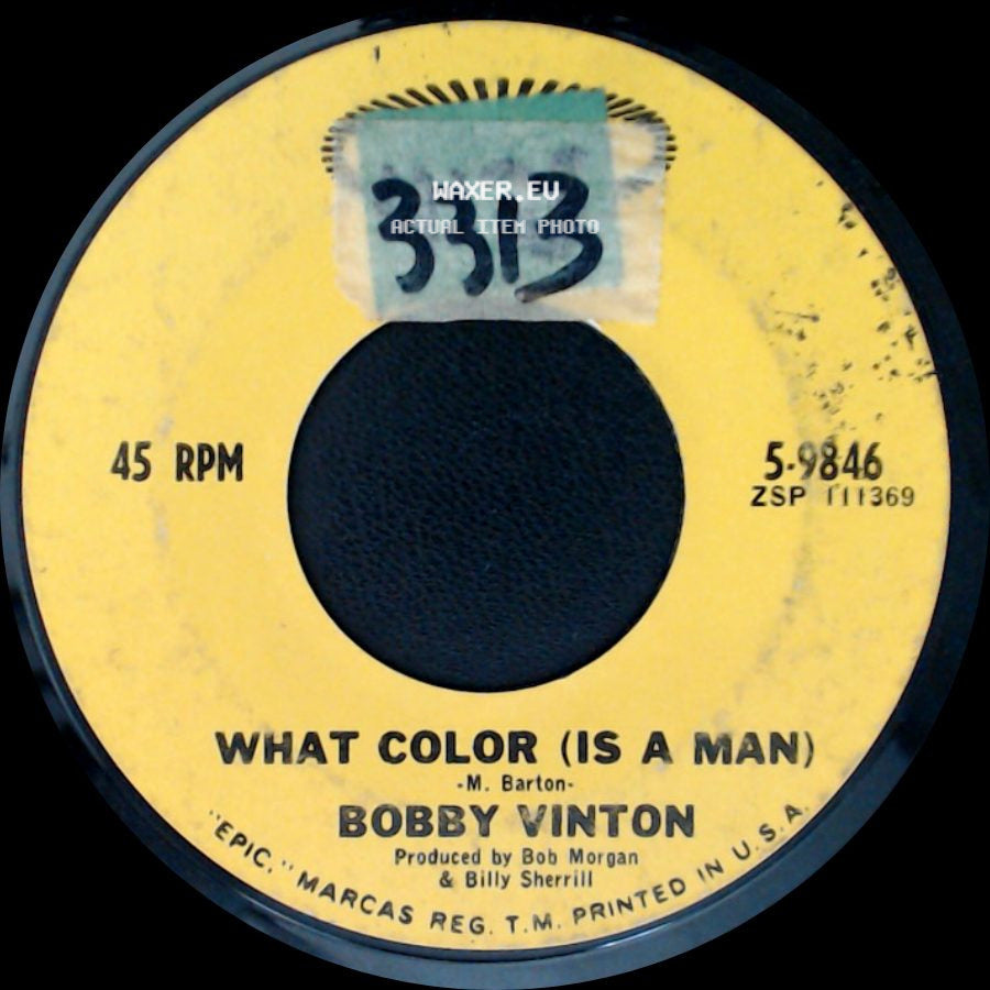 Bobby Vinton - Love Or Infatuation / What Color (Is A Man) side B