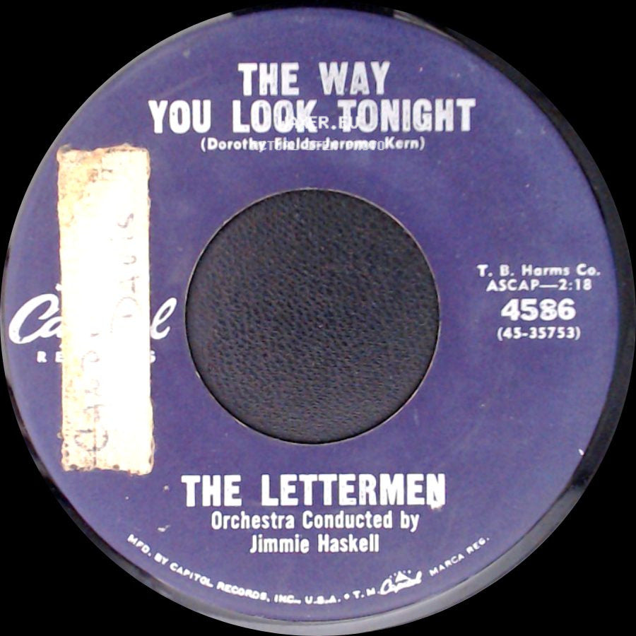 The Lettermen - The Way You Look Tonight / That's My Desire side A