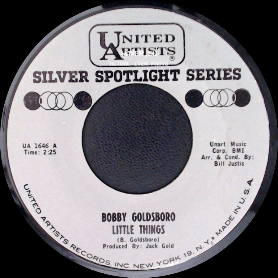 Bobby Goldsboro - I Can't Go On Pretending / Little Things side B