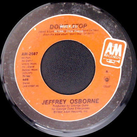 Jeffrey Osborne - Don't Stop / Forever Mine side A