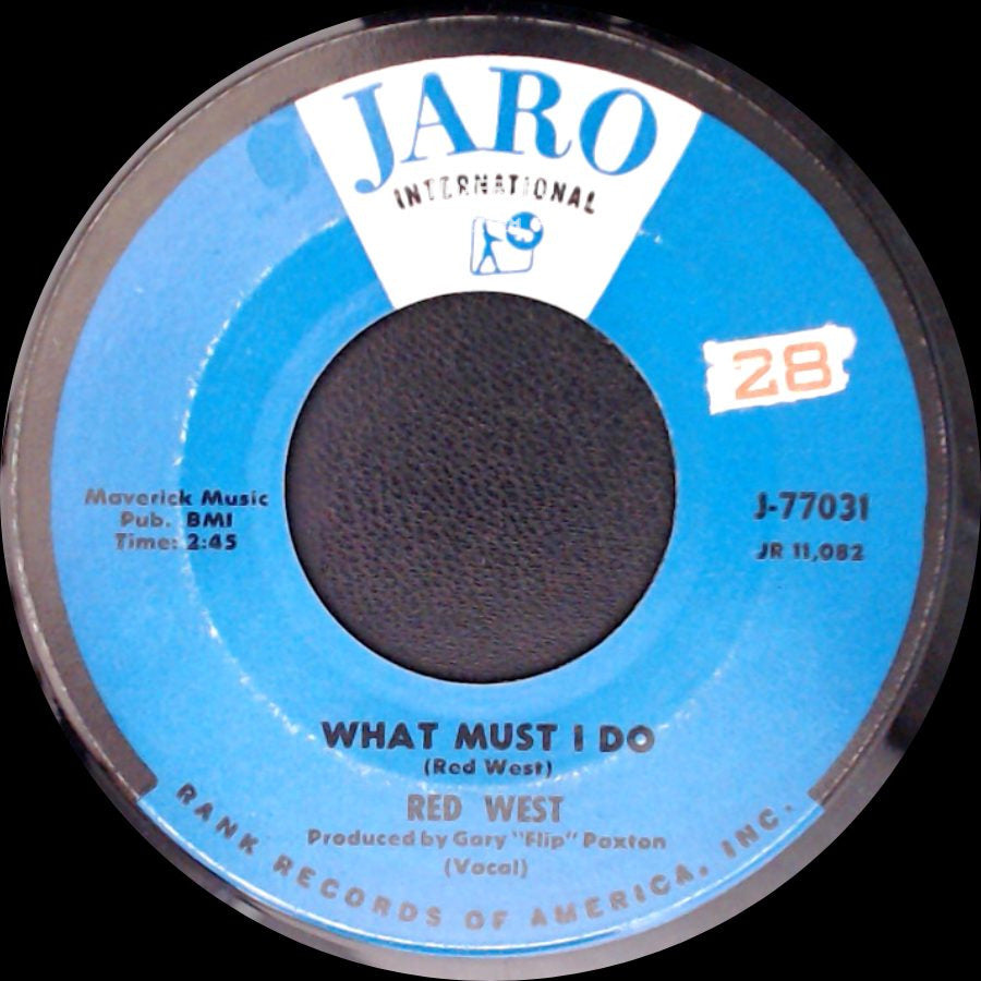Red West - What Must I Do / F.B.I. Story side A