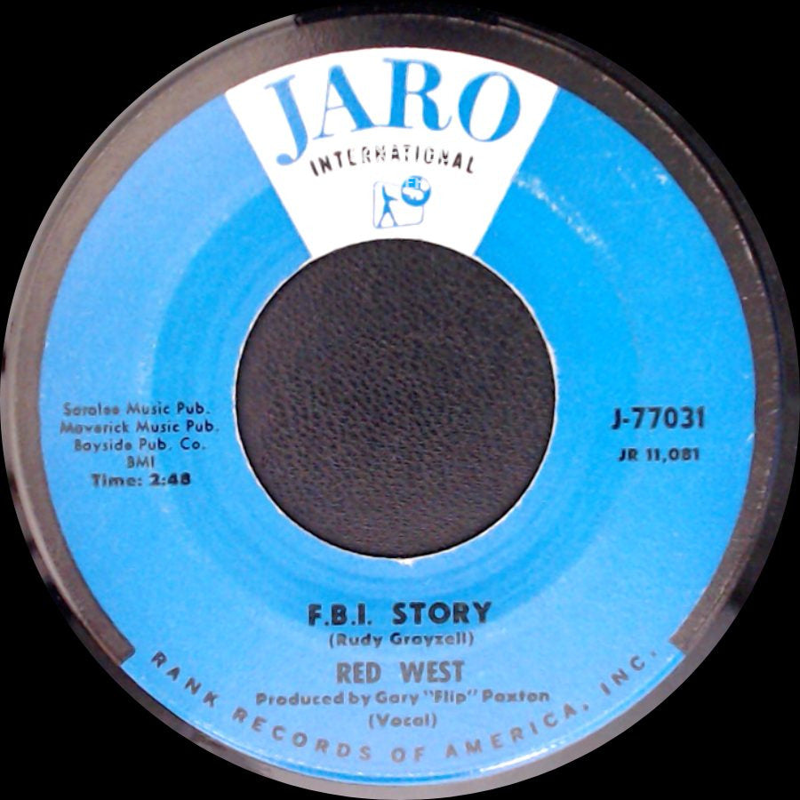 Red West - What Must I Do / F.B.I. Story side B