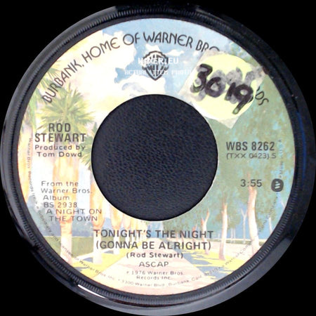 Rod Stewart - Tonight's The Night (Gonna Be Alright) / Fool For You side A