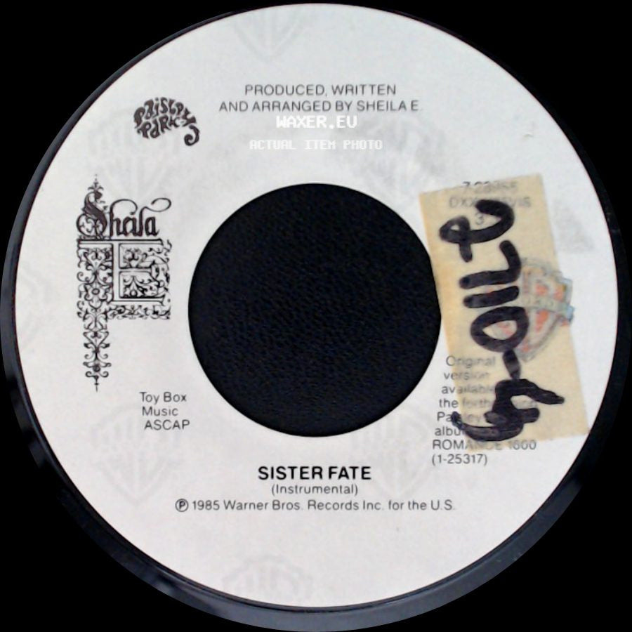 Sheila E. - Sister Fate (Instrumental) / Sister Fate side A