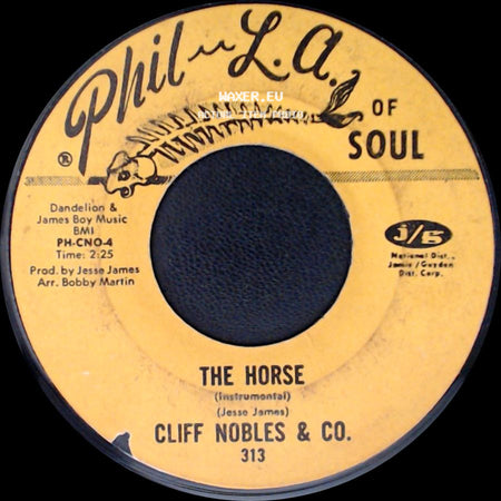Cliff Nobles & Co. / Cliff Nobles - The Horse / Love Is All Right side A