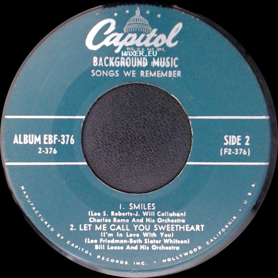 Charles Romo And His Orchestra, Jack Stern And His Orchestra - Shine On Harvest Moon / Sweetheart Of Sigma Chi / Unknown Title B side B