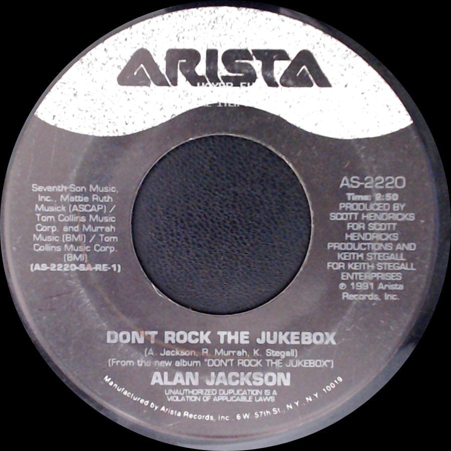 Alan Jackson - Home / Don't Rock The Jukebox side B