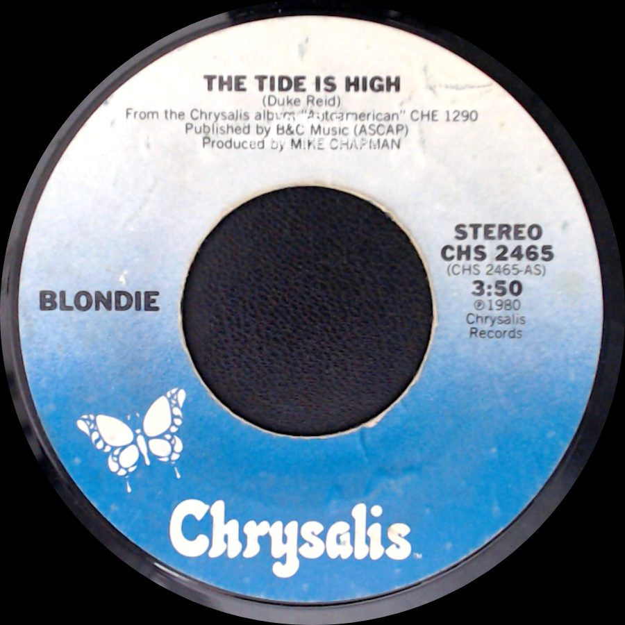 Blondie - Suzy And Jeffrey / The Tide Is High side B