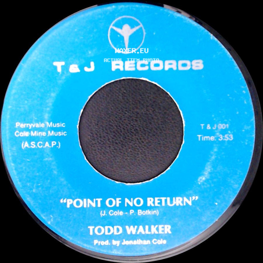 Todd Walker - Midnight Watch (Theme From Windows) / Point Of No Return side B