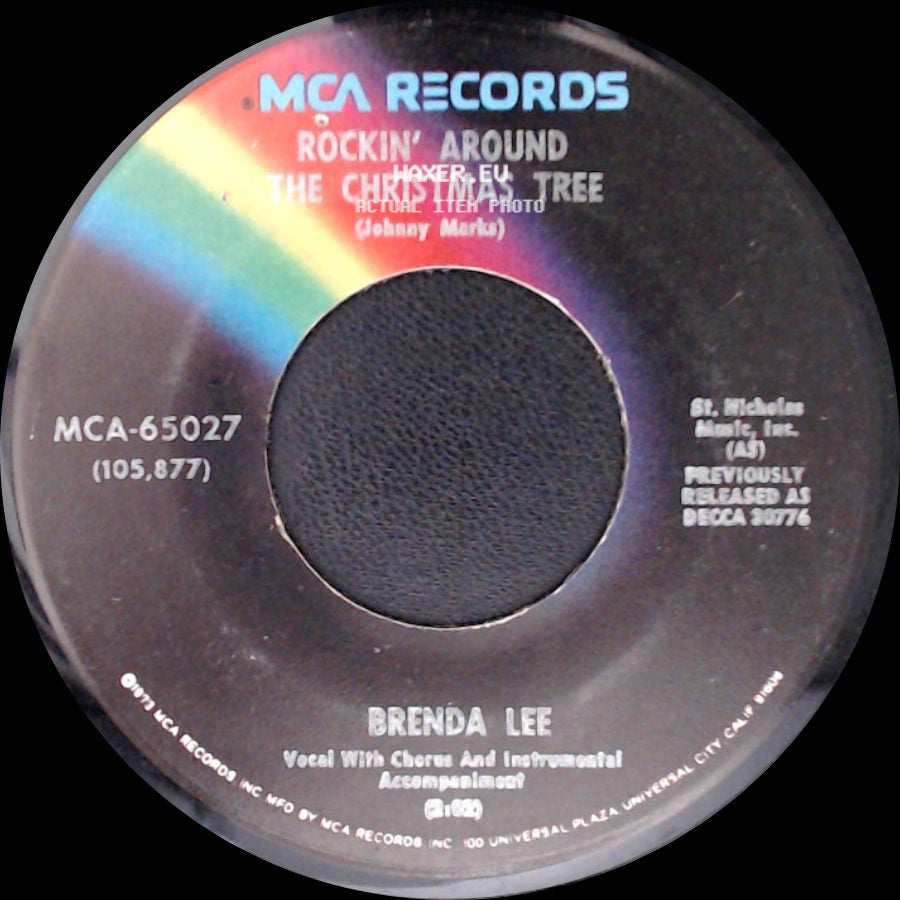 Brenda Lee - Papa Noël / Rockin' Around The Christmas Tree side B