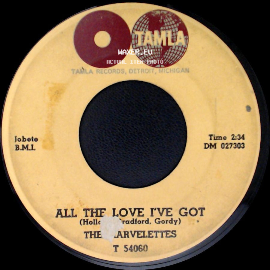 The Marvelettes - All The Love I've Got / Playboy side A