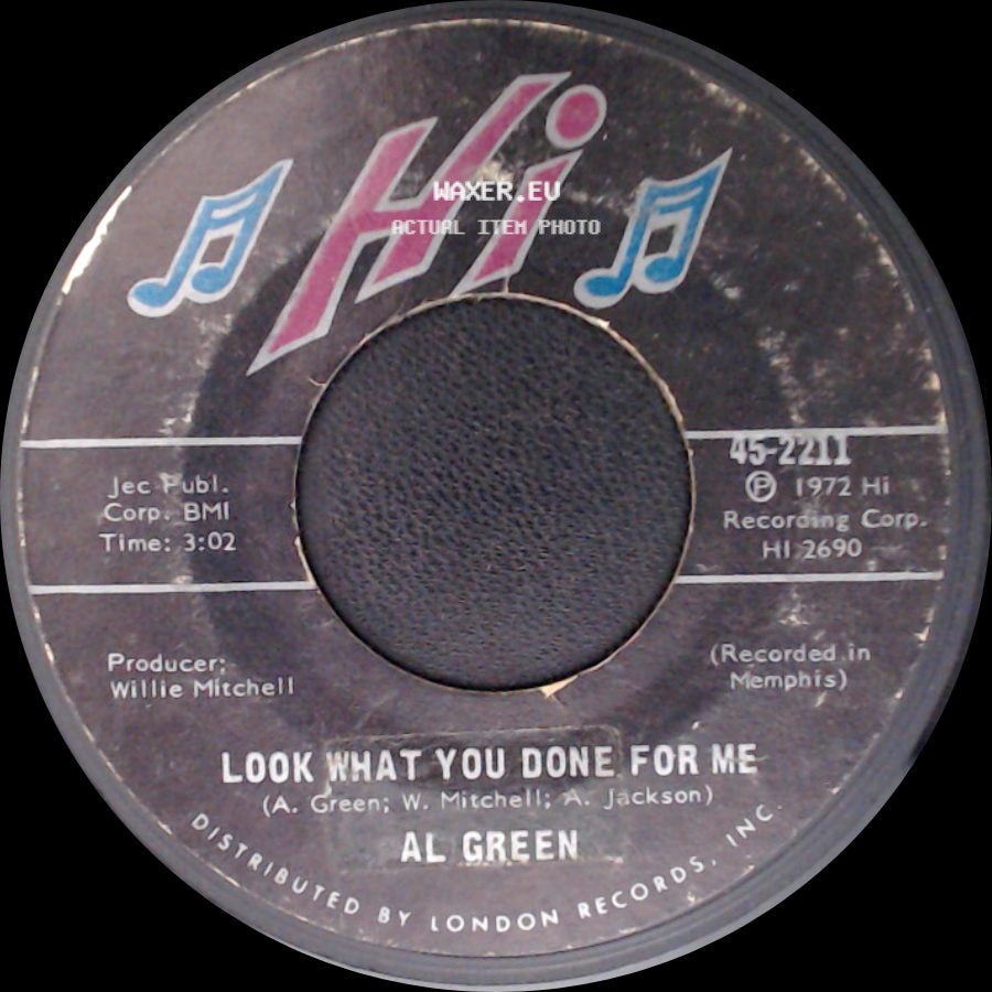 Al Green - Look What You Done For Me / La-La For You side A