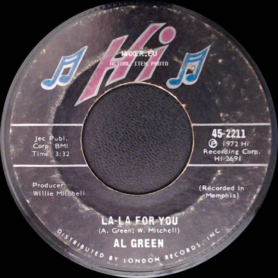 Al Green - Look What You Done For Me / La-La For You side B