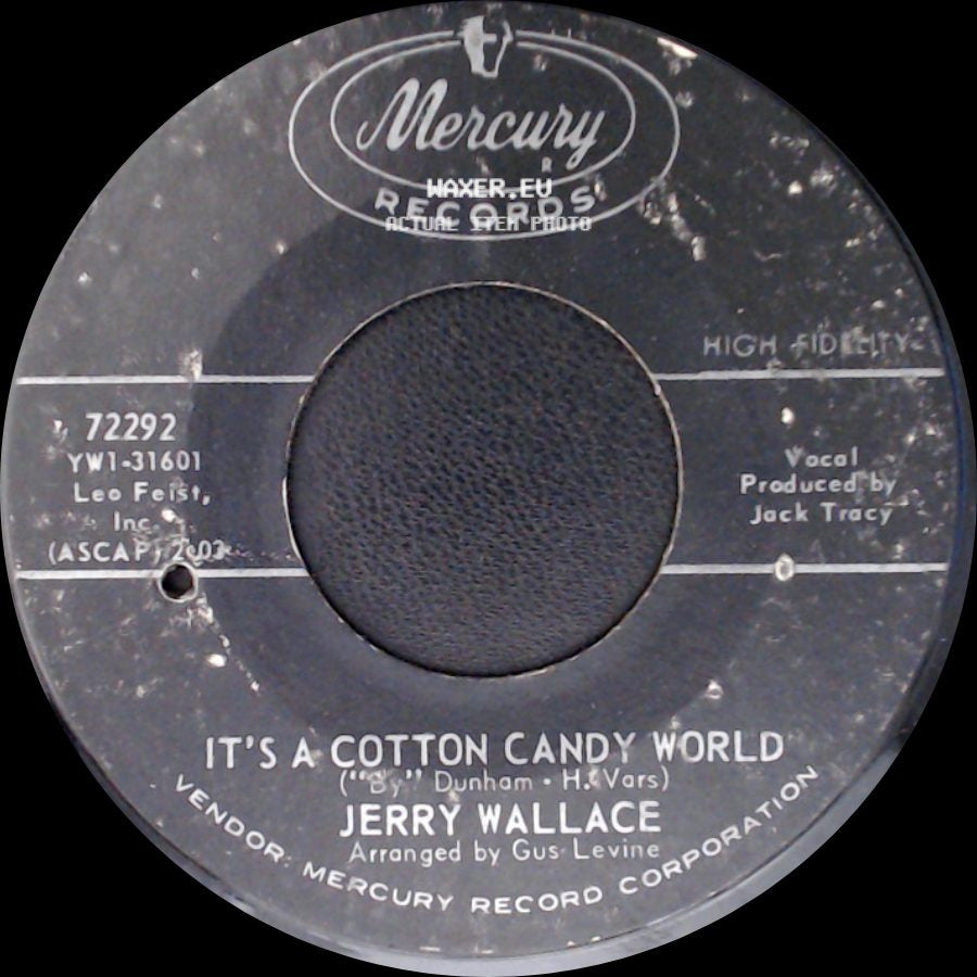 Jerry Wallace - It's A Cotton Candy World / Keep A Lamp Burning side A