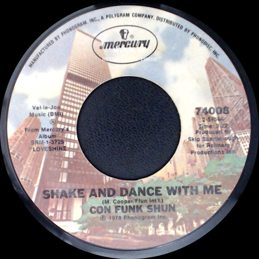 Con Funk Shun - Shake And Dance With Me / I'll Set You Out O.K. side A