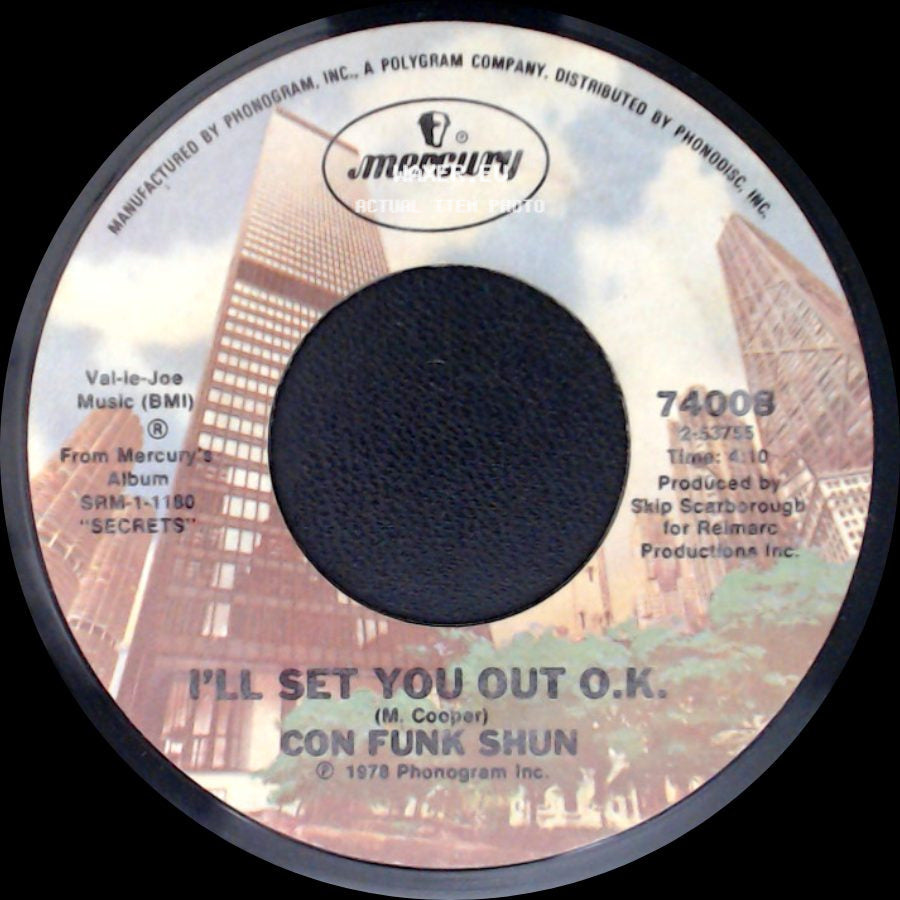 Con Funk Shun - Shake And Dance With Me / I'll Set You Out O.K. side B