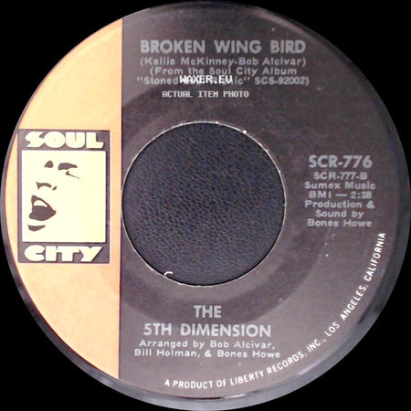 The 5Th Dimension - Workin' On A Groovy Thing / Broken Wing Bird side B