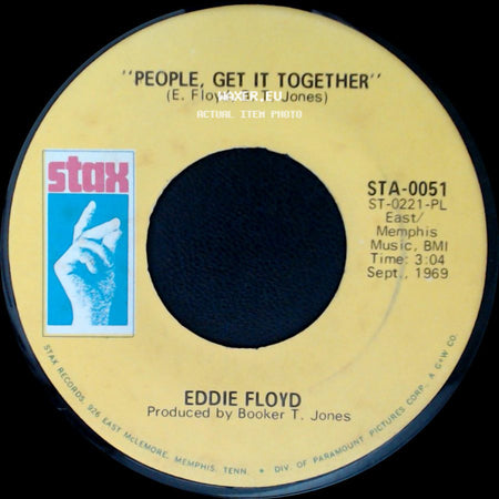 Eddie Floyd - Why Is The Wine Sweeter (On The Other Side) / "People, Get It Together" side B