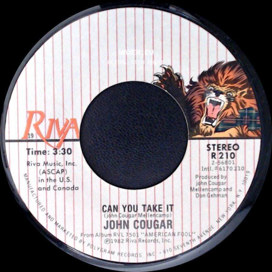 John Cougar - Can You Take It / Jack & Diane side A