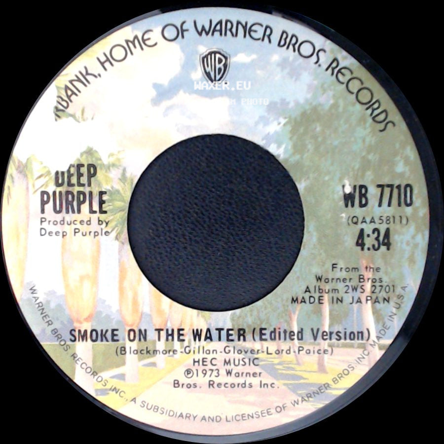 Deep Purple - Smoke On The Water (Edited Version) / Smoke On The Water (Edited Version) side A