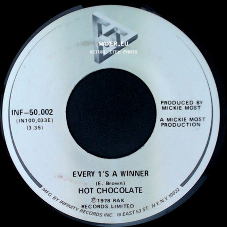 Hot Chocolate - Power Of Love / Every 1's A Winner side B