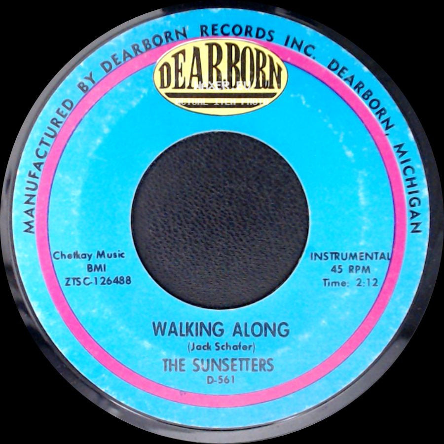 The Sunsetters - Walking Along / To Each His Own side A