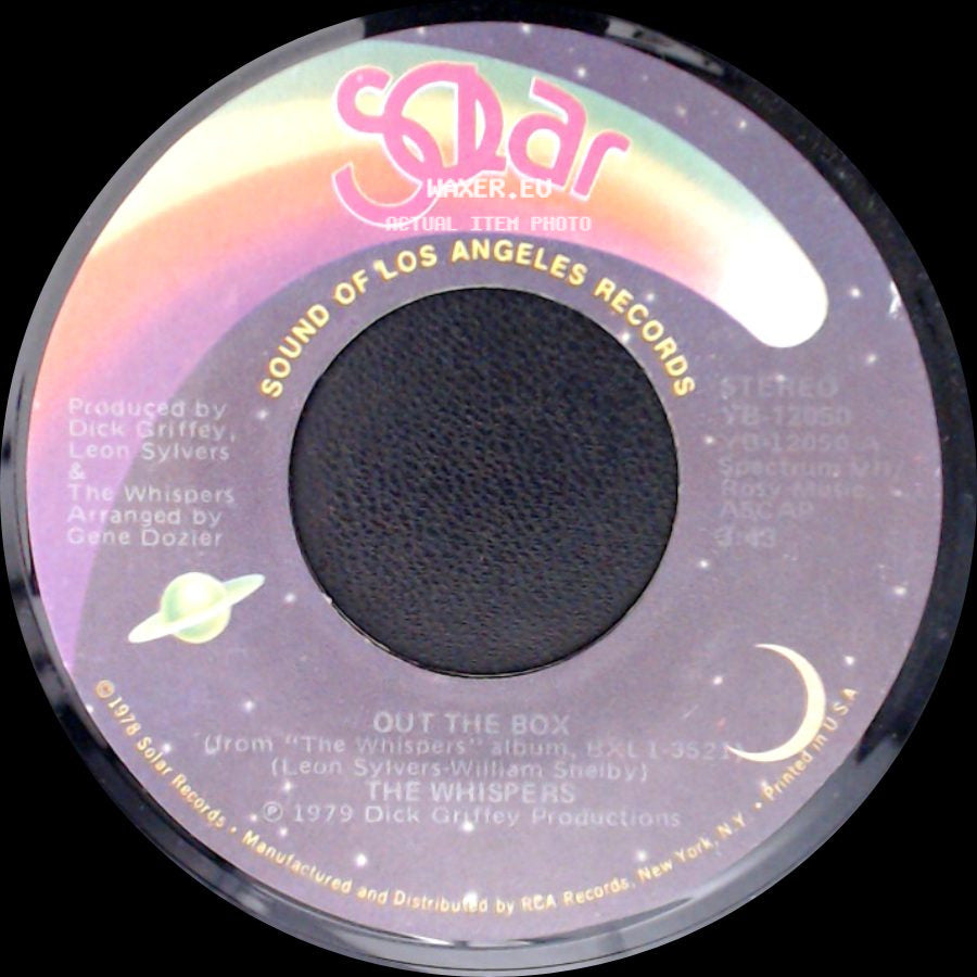 The Whispers - Out The Box / Welcome Into My Dream side A