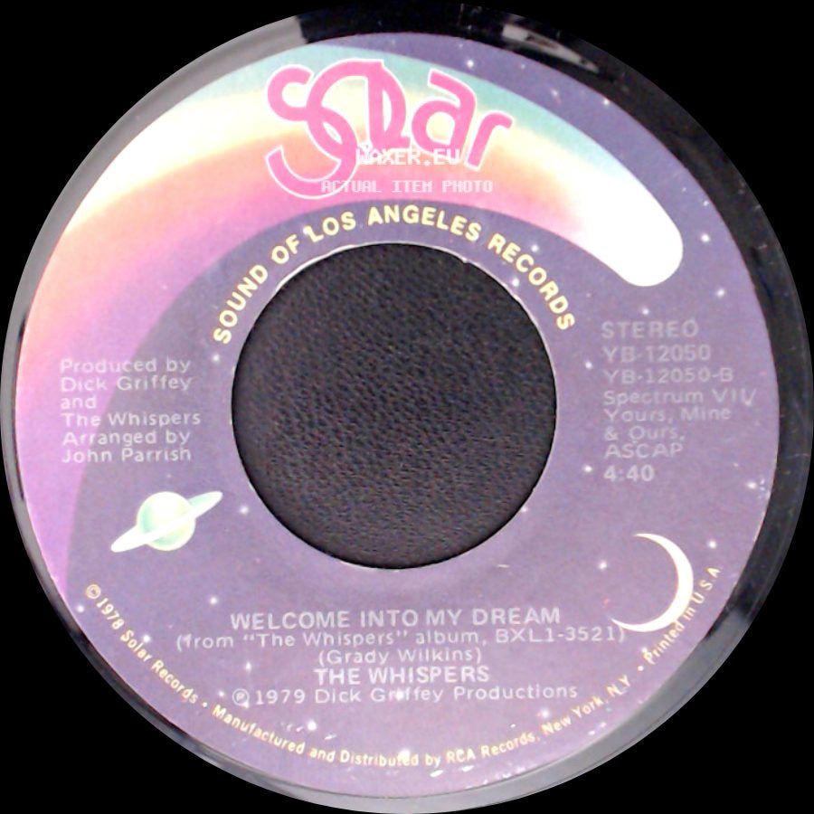 The Whispers - Out The Box / Welcome Into My Dream side B