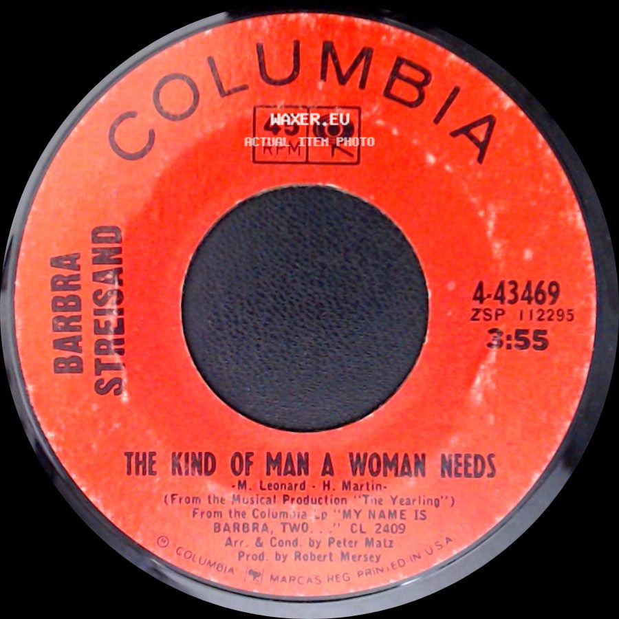 Barbra Streisand - The Kind Of Man A Woman Needs / Second Hand Rose side A