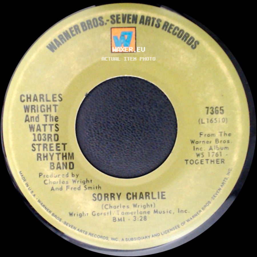 Charles Wright And The Watts 103Rd Street Rhythm Band - Love Land / Sorry Charlie side B