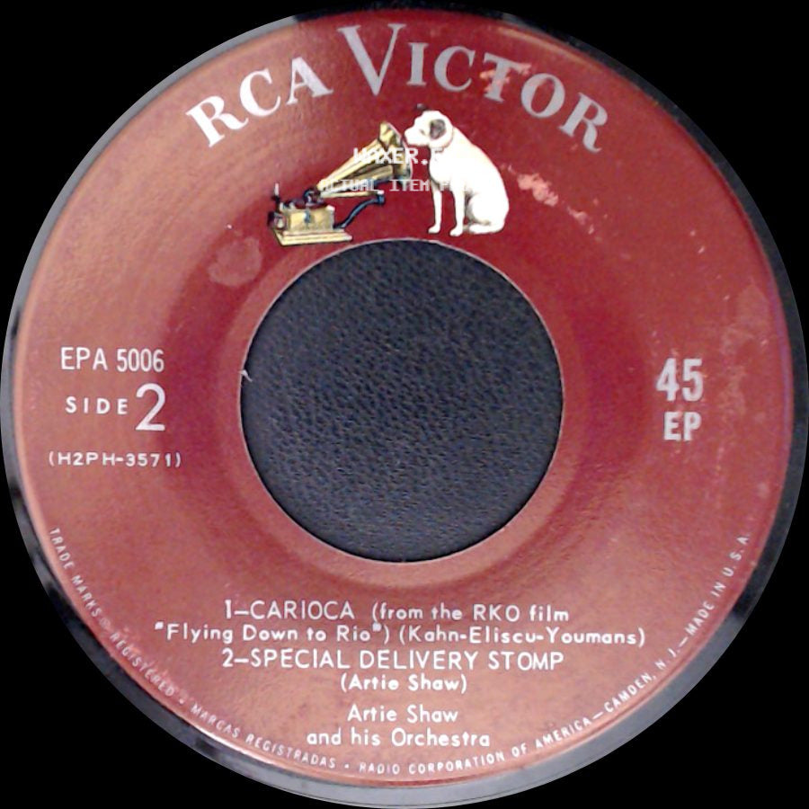Artie Shaw And His Orchestra - 1-September Song / 2-Frenesi / Carioca / Special Delivery Stomp side B