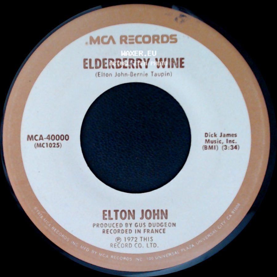 Elton John - Elderberry Wine / Crocodile Rock side A