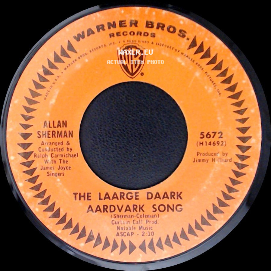 Allan Sherman - The Laarge Daark Aardvark Song / The Drinking Man's Diet side A