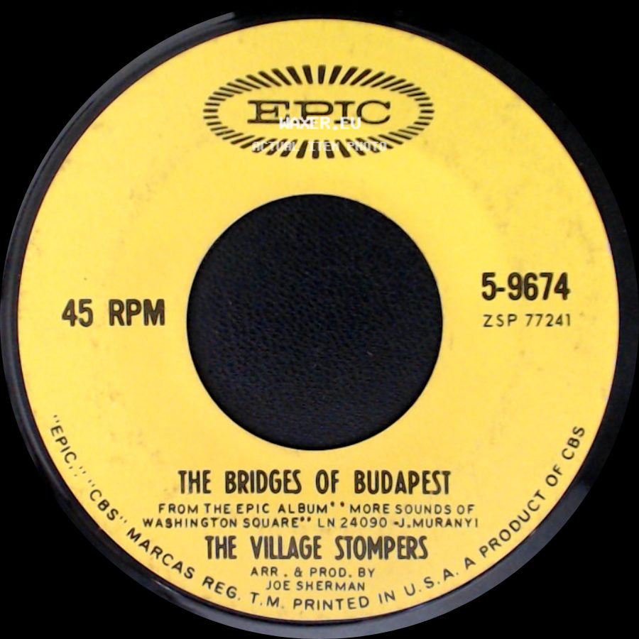 The Village Stompers - From Russia With Love / The Bridges Of Budapest side B