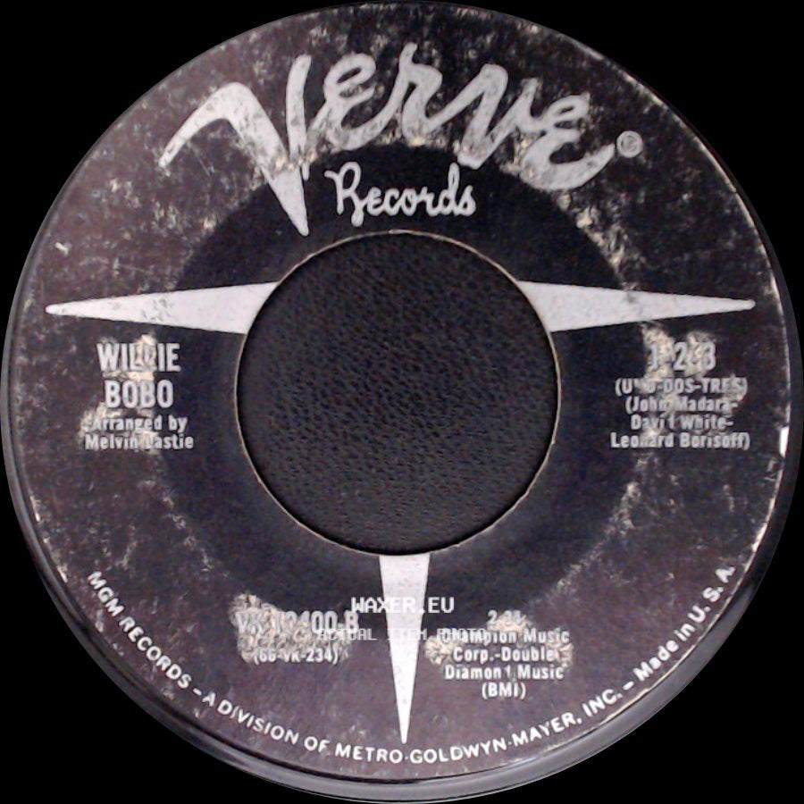 Willie Bobo - Fried Neckbones And Home Fries / Unknown Title B side B