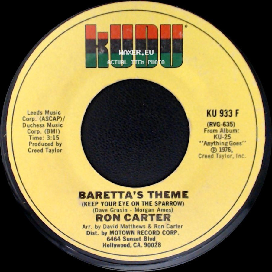 Ron Carter - De Samba / Baretta's Theme (Keep Your Eye On The Sparrow) side B