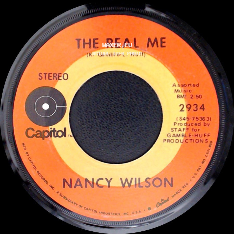 Nancy Wilson - The Real Me / Now I'm A Woman (K. Gamble - L. Huff) side A